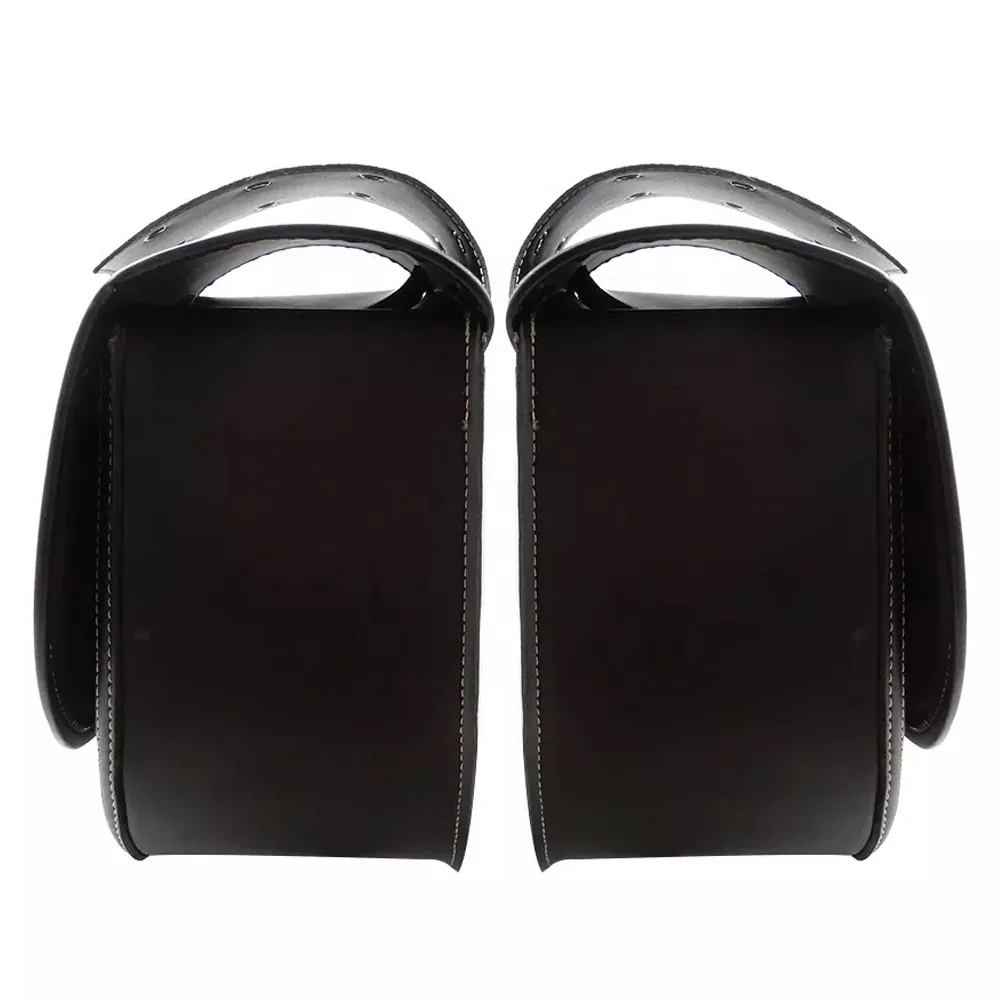 Saddle Bag Backpack Custom Logo Waterproof Motorcycle Leather Motorbike Real Leather OEM Designs