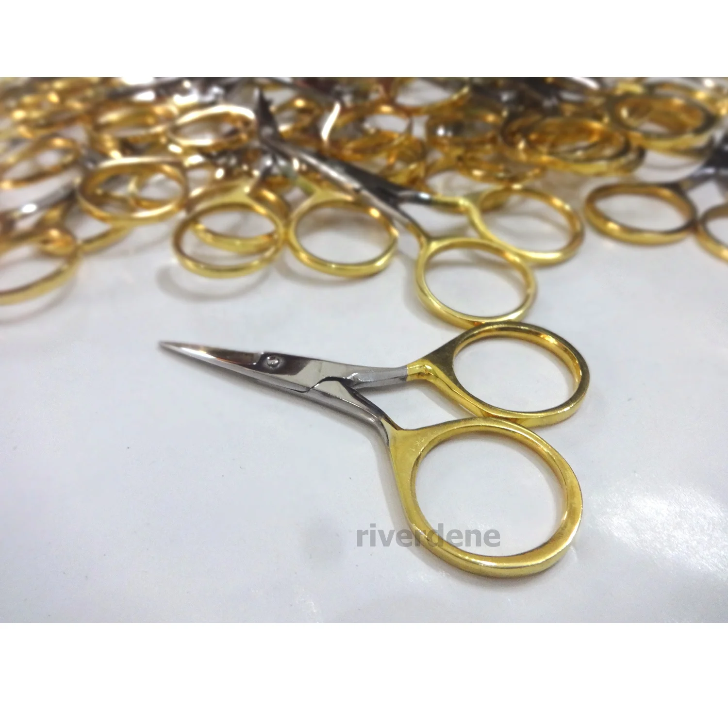 Премиум качество нержавеющей стали Золотая петля режущие ножницы для рыбалки