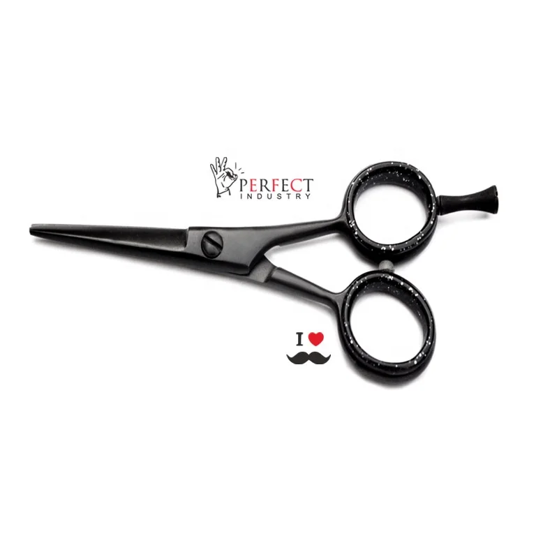Titanium coated blue hair scissors / Professional Barber Scissors Hair Scissors for Men and Women / beard & mustache scissors