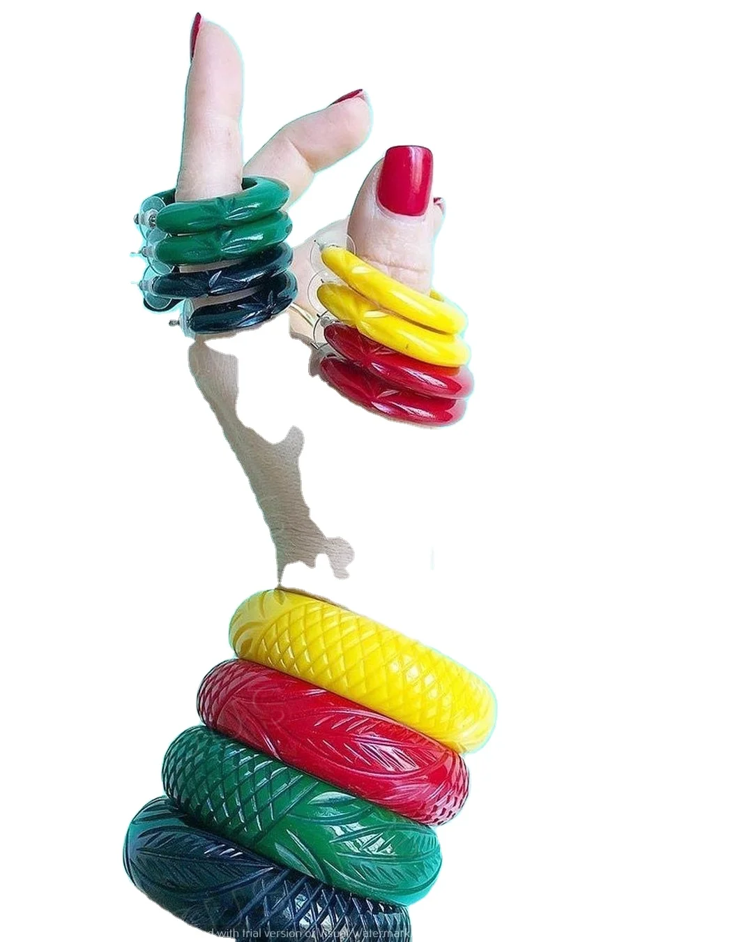 Fahion Design Trending Fashion Vintage Women Smooth Large Round bangle