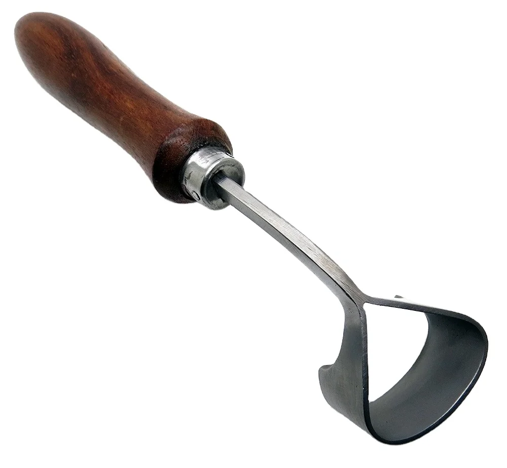 Direct Pakistan Factory Quality Horse Farrier Tool Sharp Edge Steel Blade Wooden Handle Swiss Hoof Knife For Animals