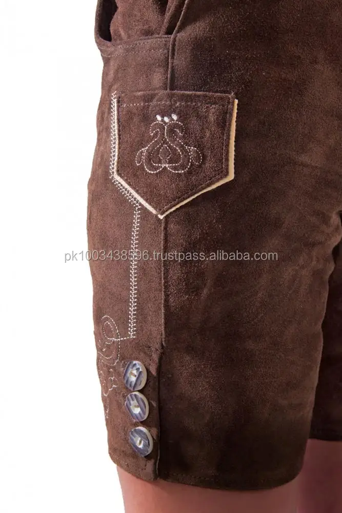 high quality traditional  women kurzhose trachten lederhosen - oktoberfest shorts - bavarian 2024