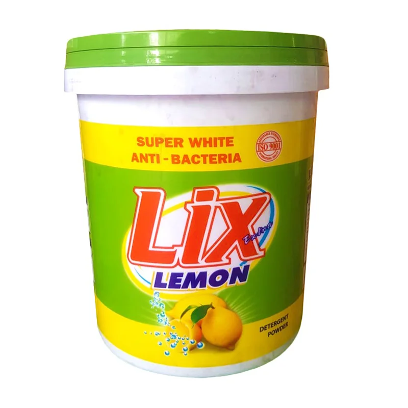 HIGH QUALITY LIX LEMON DETERGENT POWDER 4KG/9KG BUCKET
