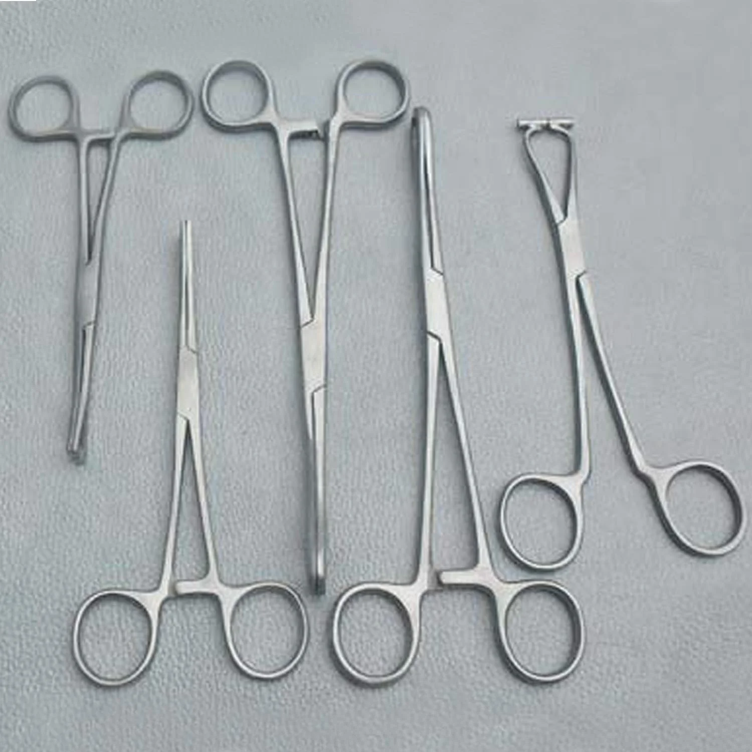 5 Pieces Body Piercing Instruments Kit Tools Pennington Forceps body piercing tools stainless steel made