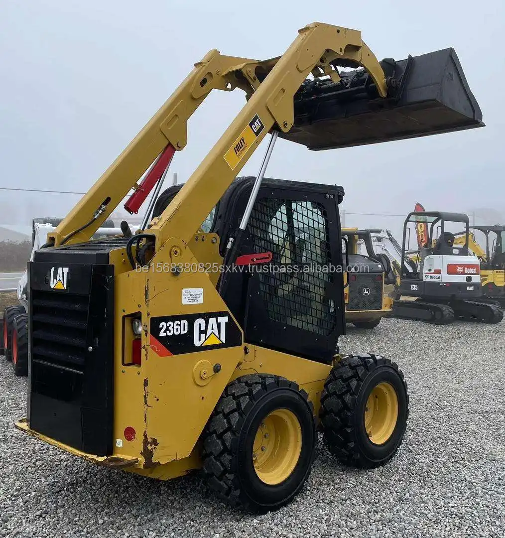 Buy Fairly Used 3 Ton CAT 236D Bobcat Skid Steer Wheel Loader, Still In perfect Working Condition