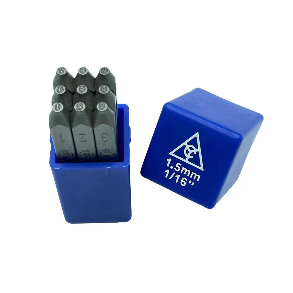Manufacturers provide 1.5mm German Letter metal steel stamp tools