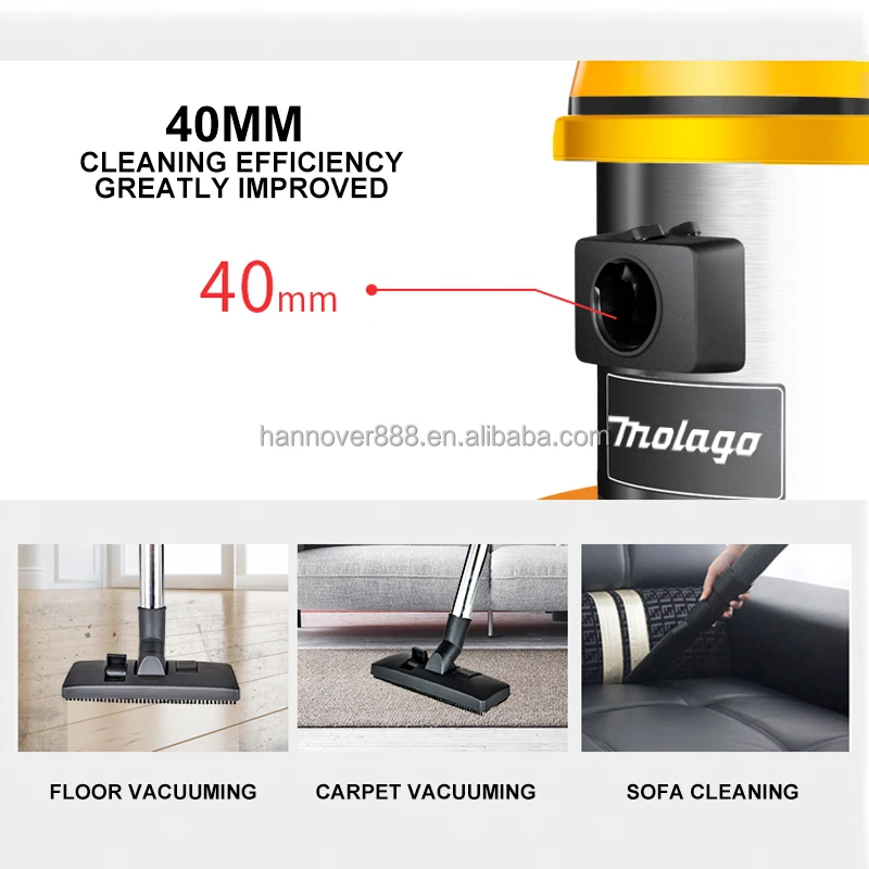 Wet&Dry Vacuum Cleaner 20 litres Tank Capacity Blower Function Stainless Steel Body