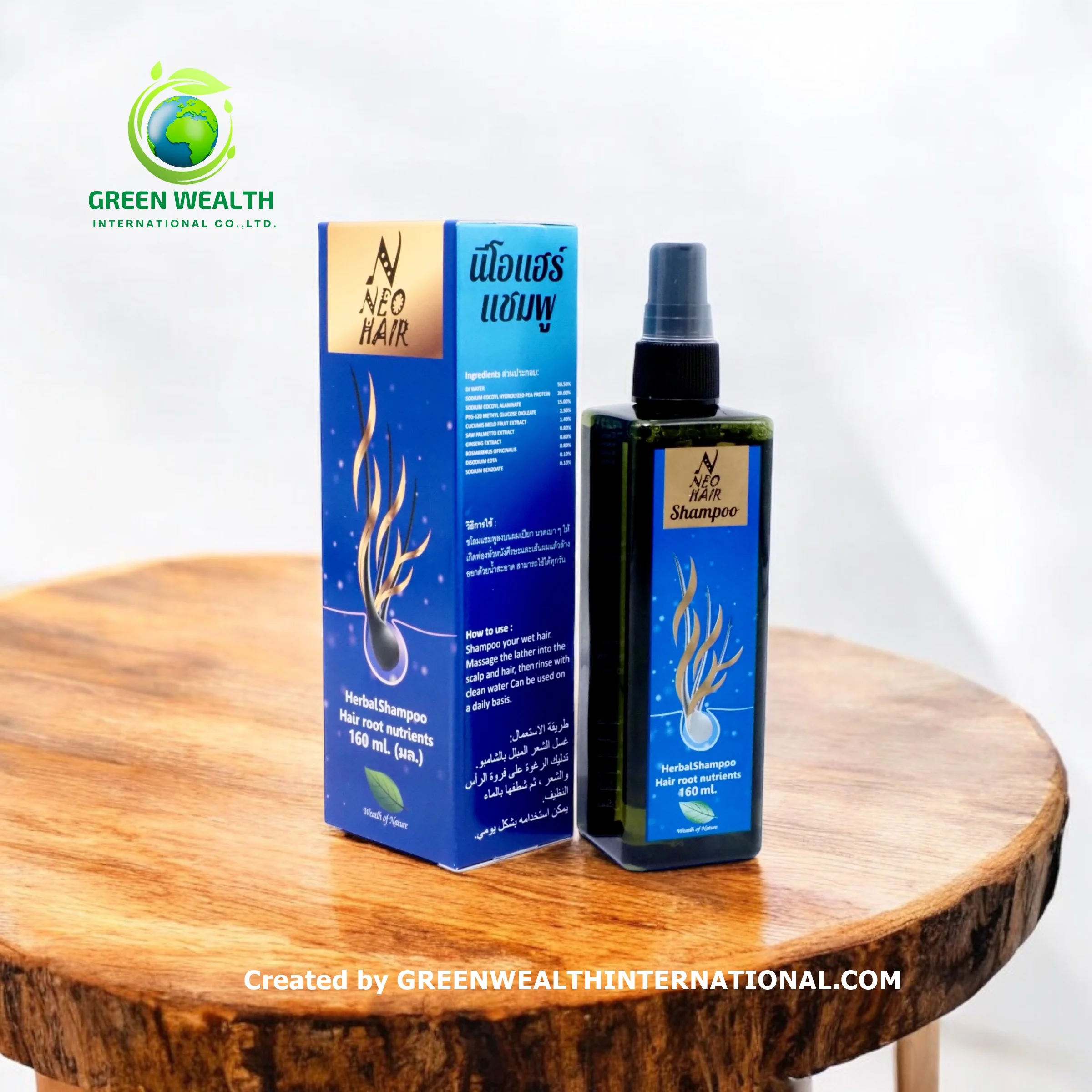 Нео шампунь для волос 160 мл содержит натуральные экстракты. Подходит людей с проблемами облысение выпадение истончение волос.