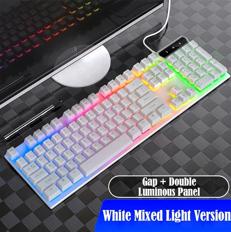 Biucam Amazon Top Seller Multimedia Game Keyboard And Mouse Combo Set RGB Gaming Keyboard