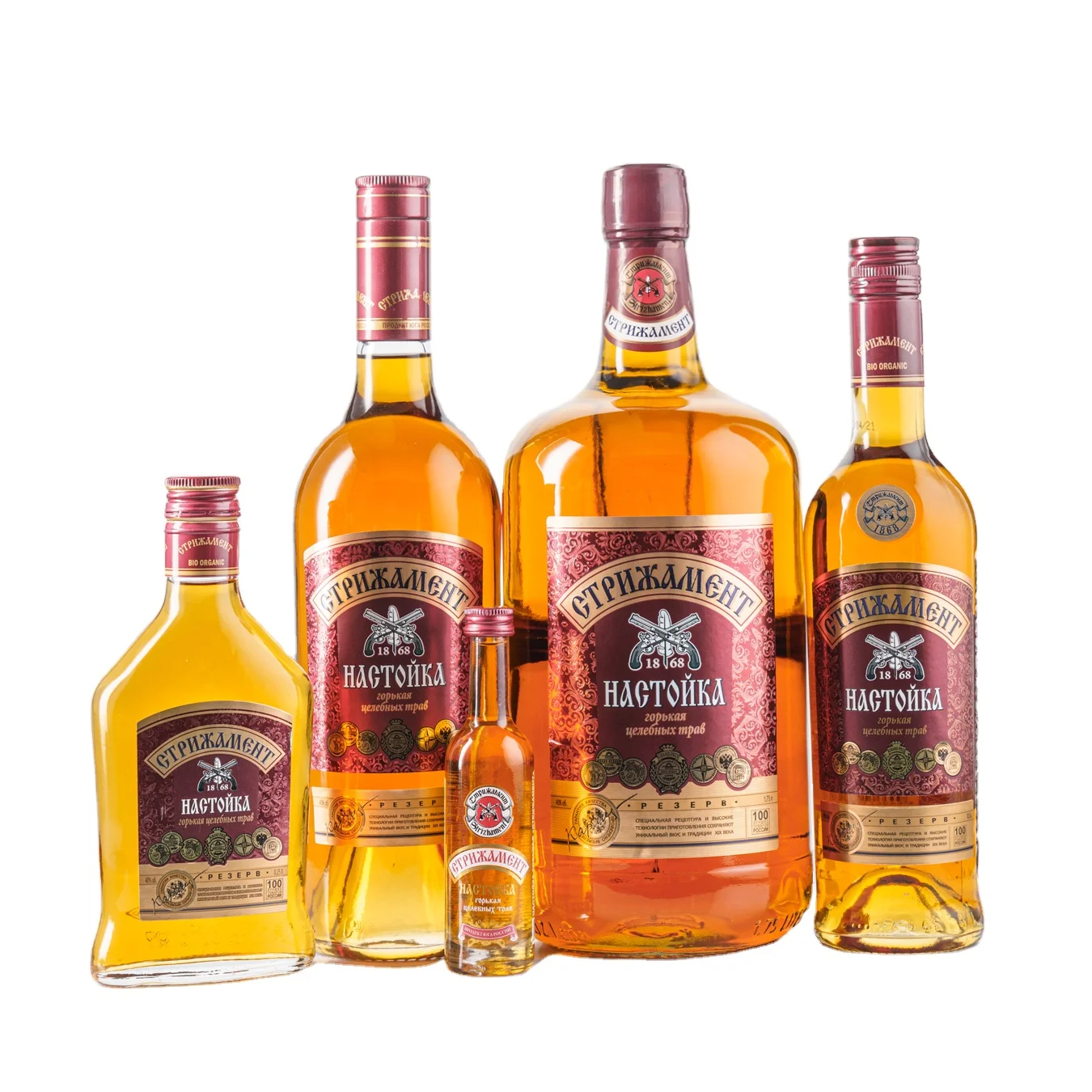 Горькая настойка «Strizhament» 0,75 л., Сила 40% об.