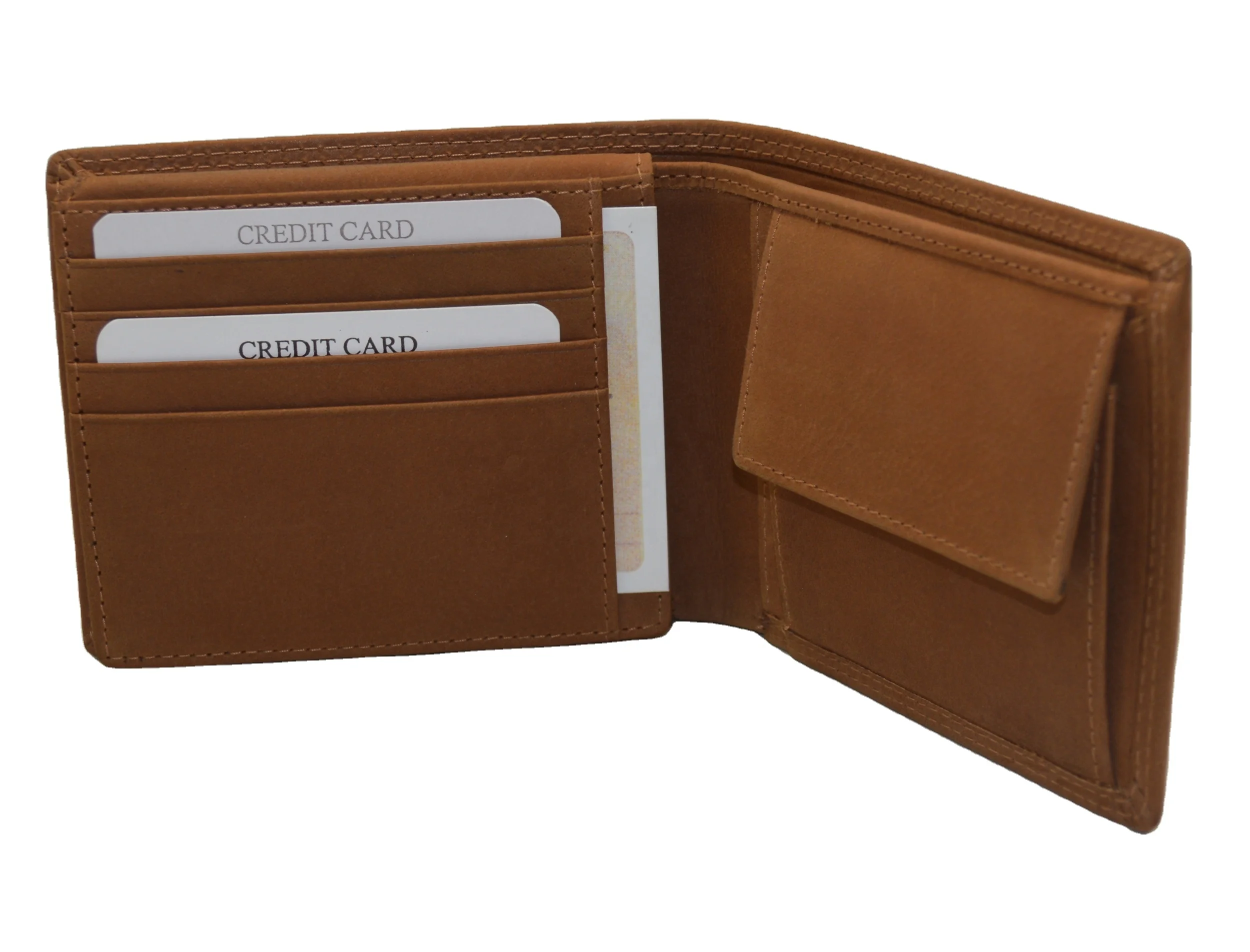 Vintage Crazy Horse Leather Mens Card Holder Rfid Wallet Bifold Short Wallet Genuine Leather For Men