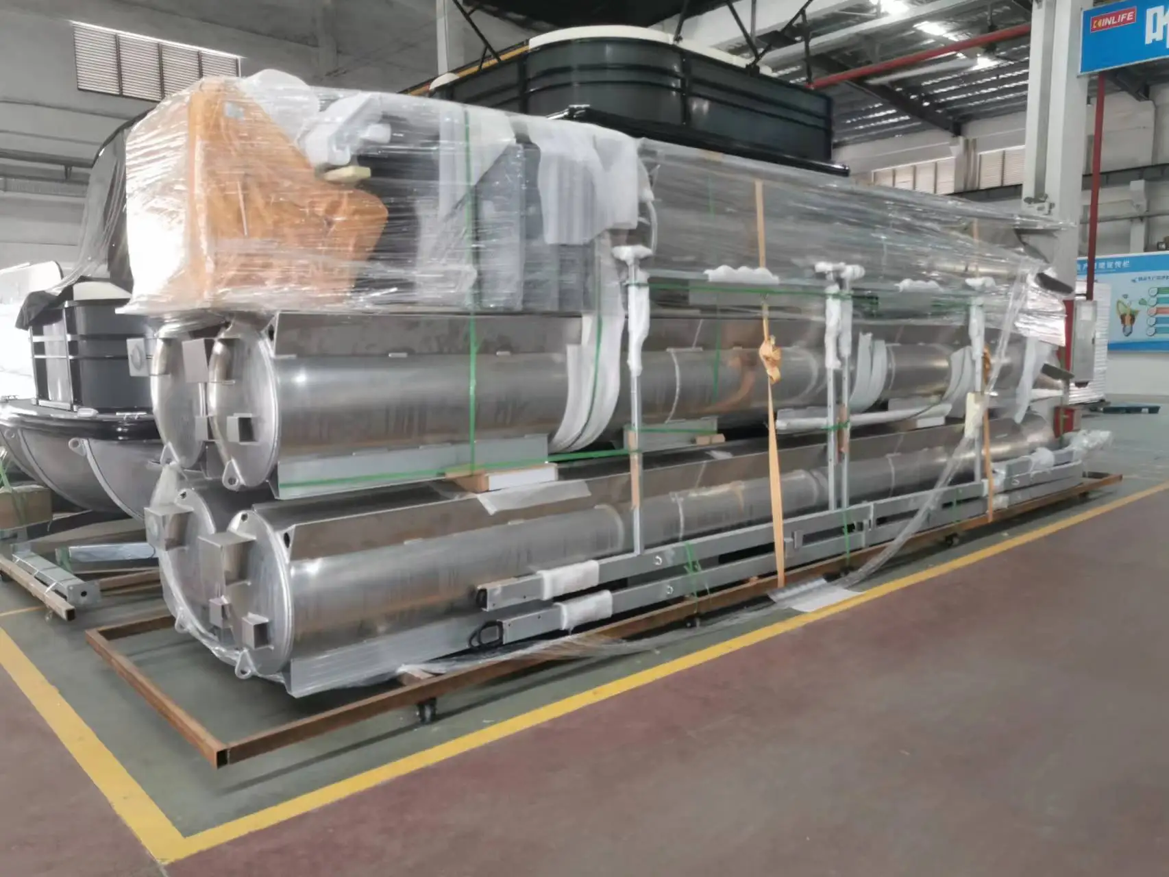 Multifunctional Electric Motor Rowing Boat Popular Design Inflatable Floating Pontoon Storage Sofa for Sale