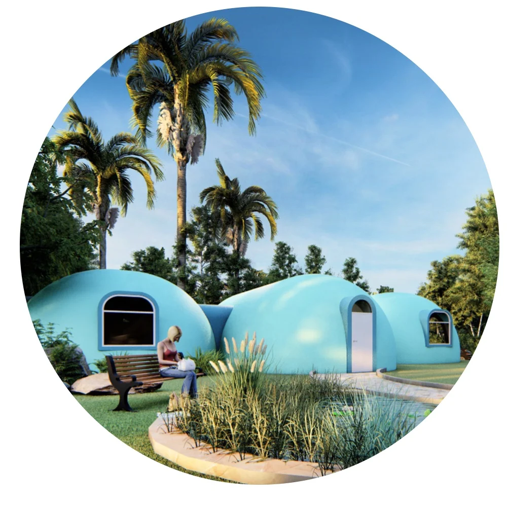 Thermal insulation materials for building Capsule hut exterior walls Quiosco creativo Casa de extranjeros