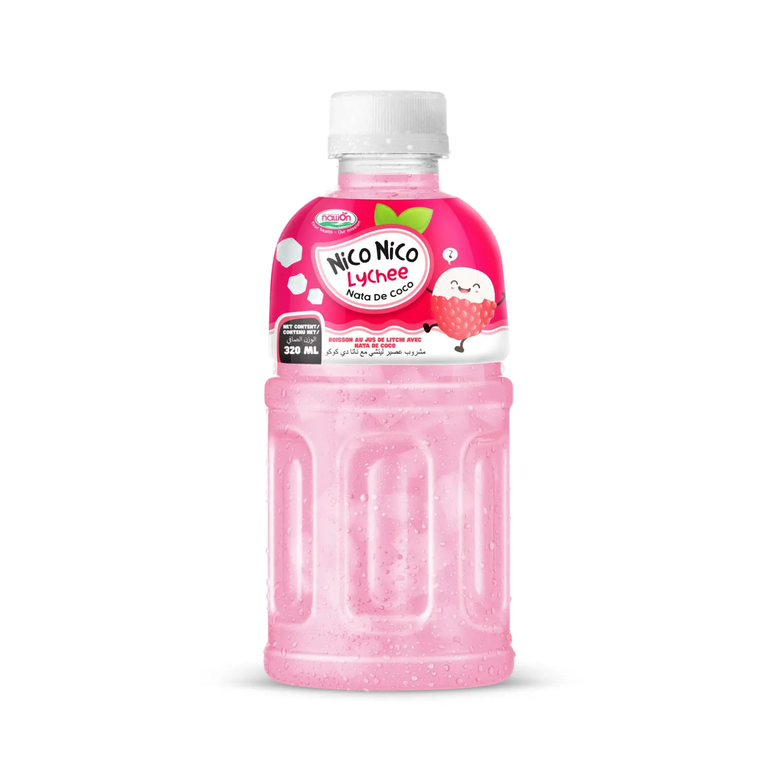 OEM Thailand Mogu mogu Juice Coconut Pulp Drink Peach Melon Flavor Bottled Water Soft Drink Exotic drinks Vietnam Manufacturer