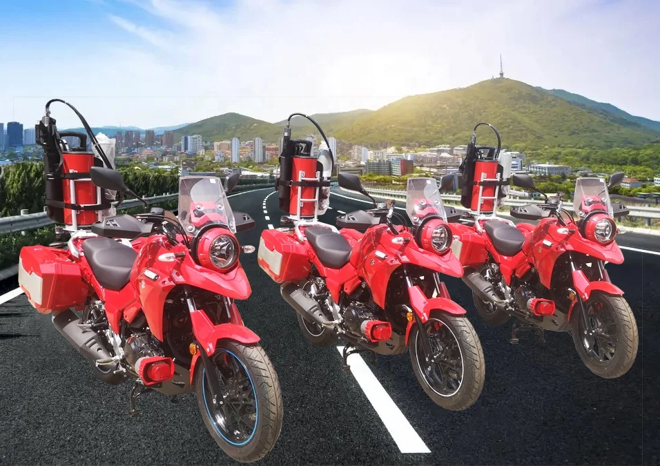 Fire Fighting Motorcycle with Water Mist System Price Good Quality China Manufacturer