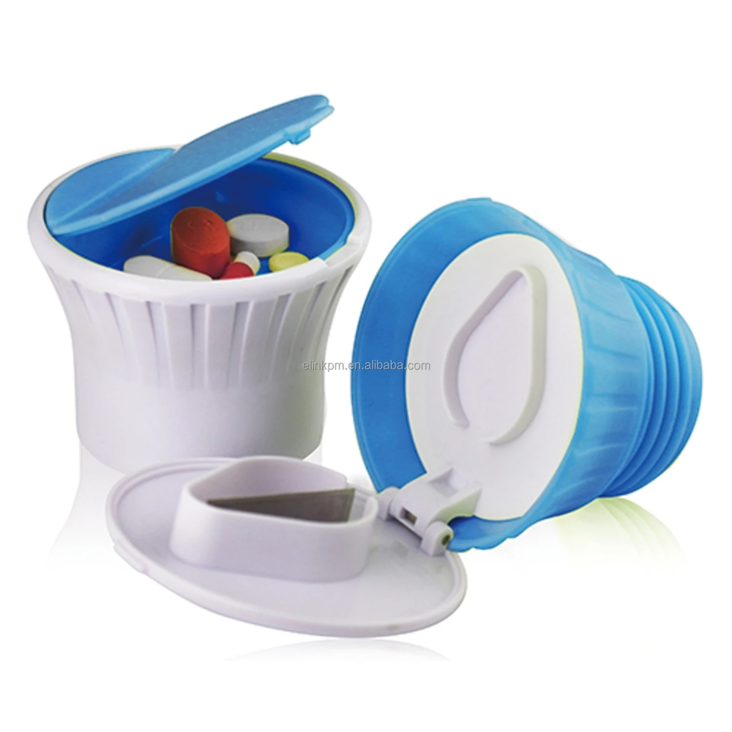 3 In 1 Pill Cutter With Pill Case