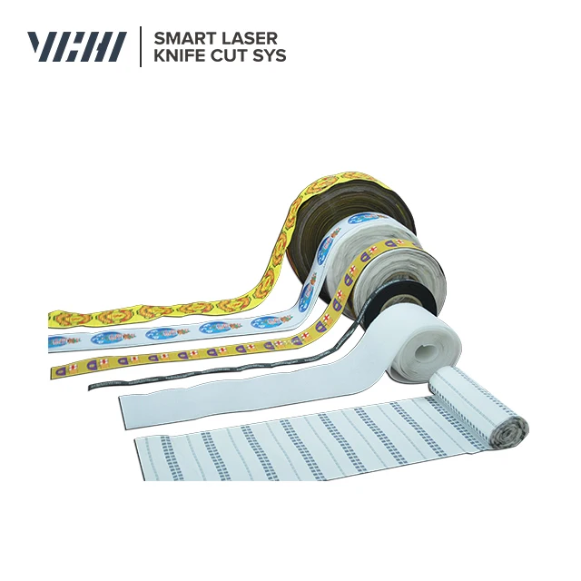 Galvanometer Laser Cutting Machine with CCD Camera for print  Label woven label and  roller blind cutting table