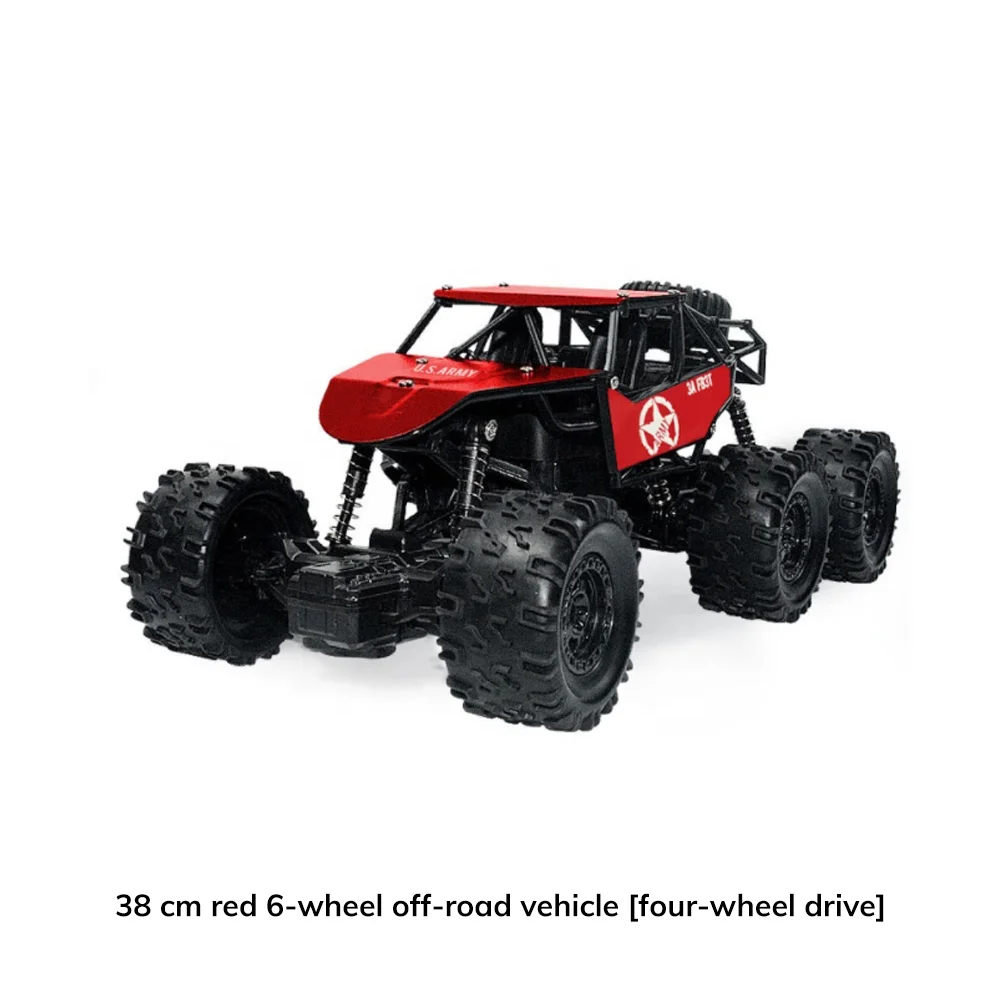 
Amazon Top Selling 2.4MHz Alloy Drift Stunt RC 6x6 Rock Crawler Remote Control RC 4WD Car 