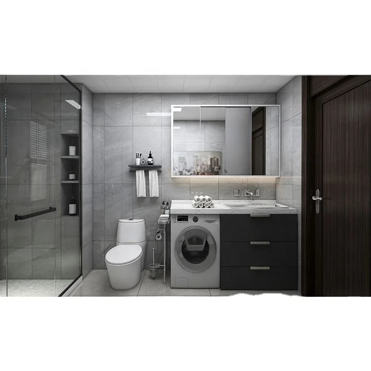 2021 Top Sale Customized Popular White Modern Bathroom Vanities