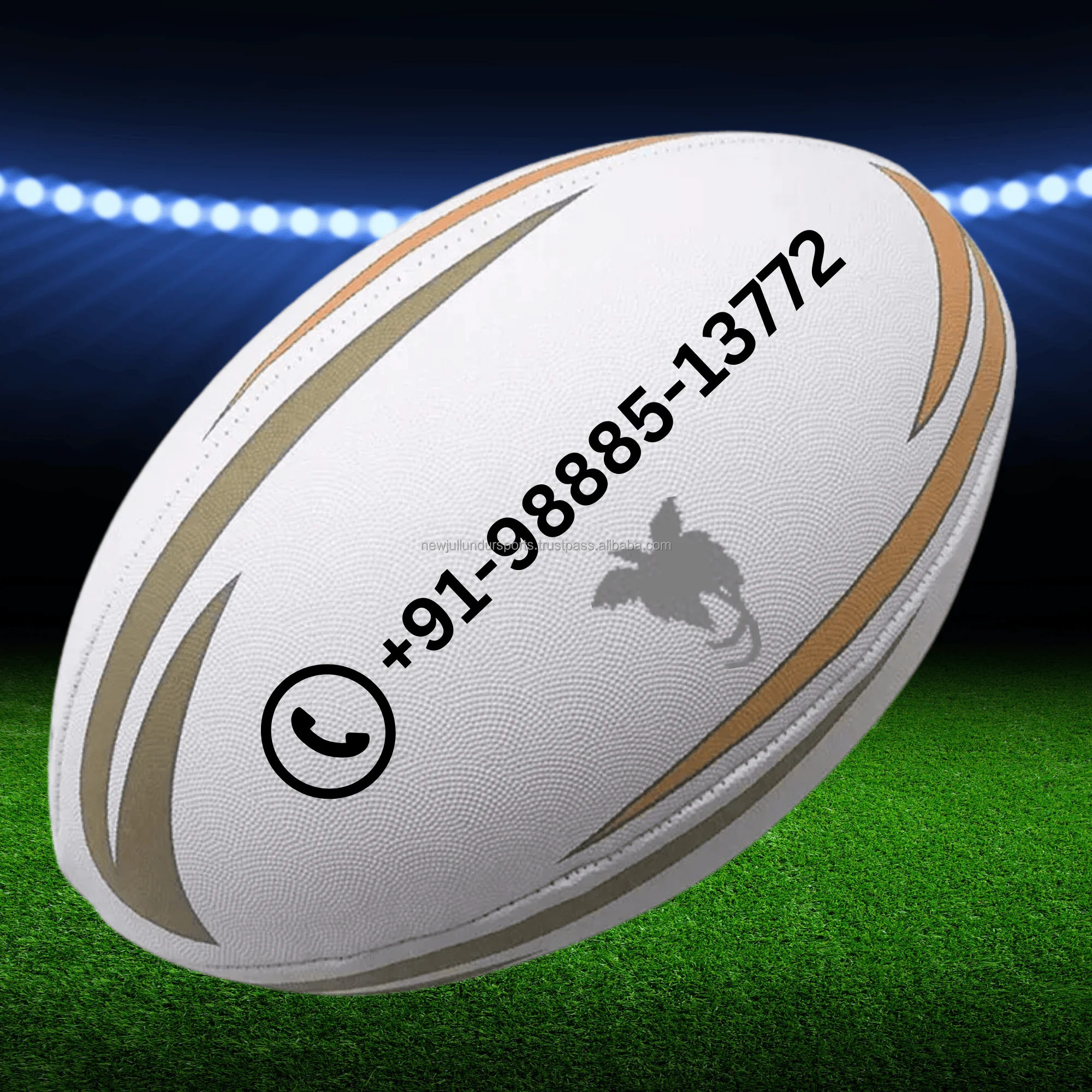 OEM Top Selling Rugby Ball Low MOQ All Weather Grip High Performance Rugby Ball Manufacturer in India Customized Logo & Artwork