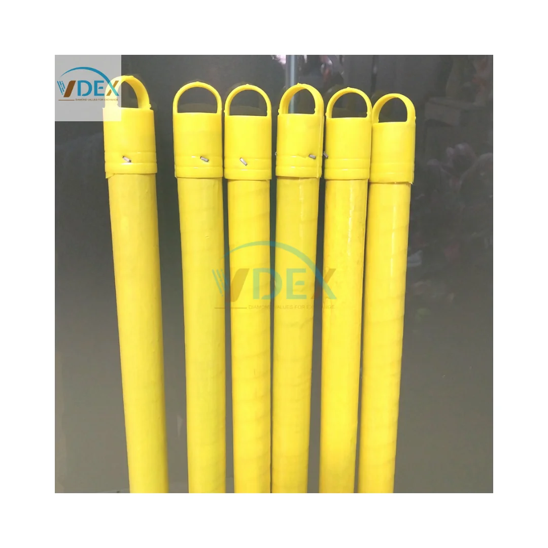 VDEX Brush mop stick 2024 Red PVC colorful style Threaded Italian/Mexican 50pcs/bag to Sri Lanka, Kenya, India, Yemen,...
