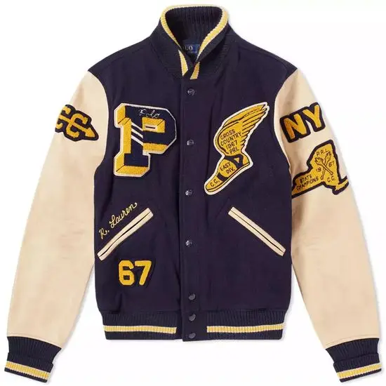 2022 OEM korean university chenille patch varsity jackets oversize men women simple beauty windbreaker letterman coat