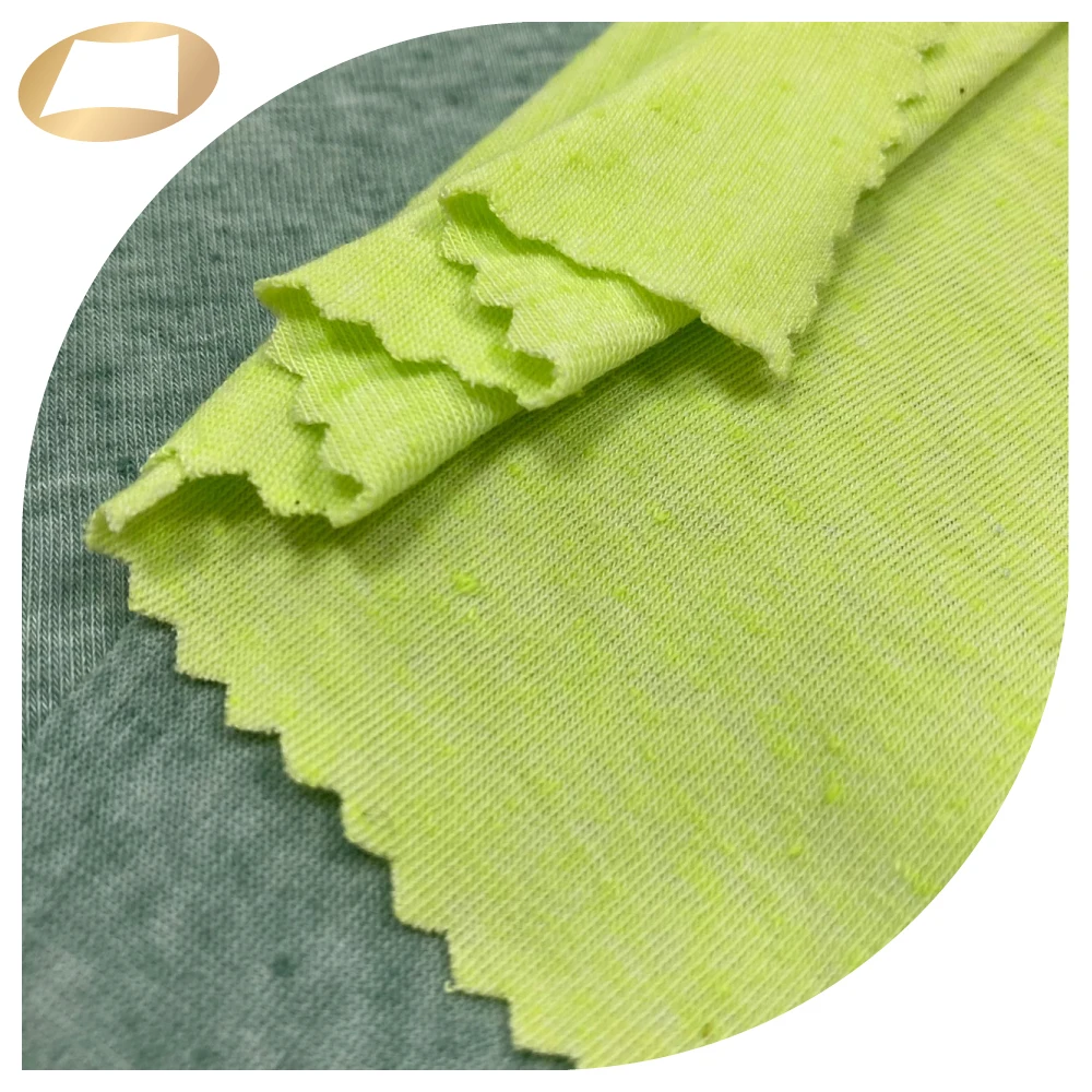 Eco friendly Fabric 2023 Tencel recycled cotton 3%Spandex fabric for clothing