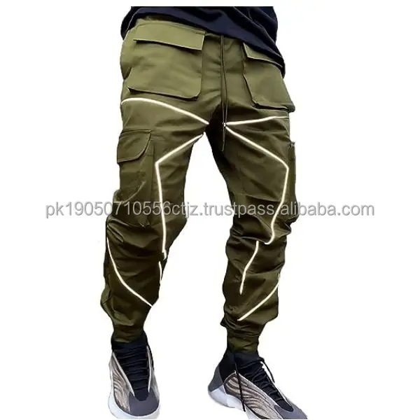 Spring Autumn Cargo Pants Multiple Pockets Trousers Men Hip Hop Pants Sports Trouser Casual Jogger Sweatpants