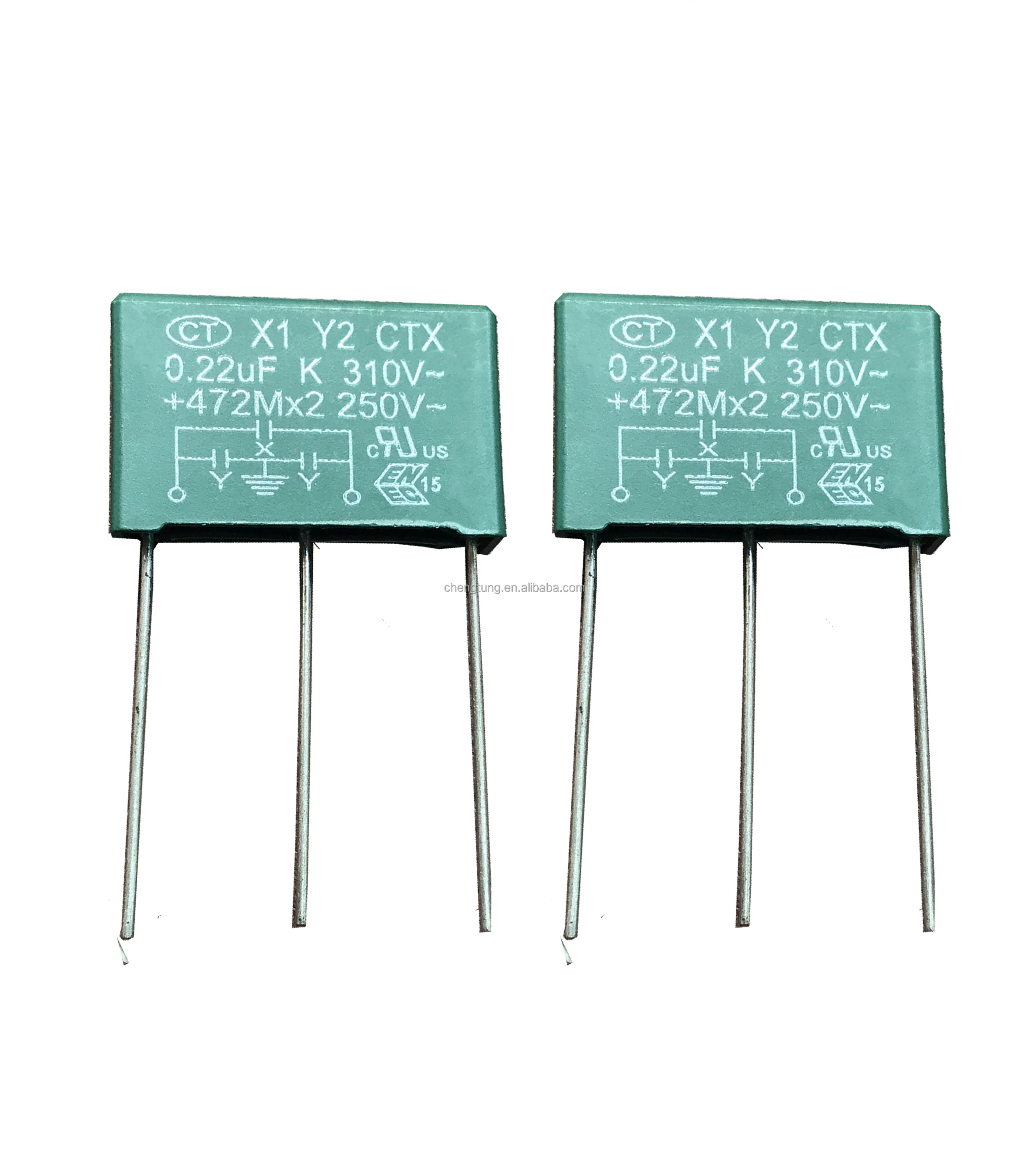 X1Y2 Class Metallized Polypropylene Film Capacitor