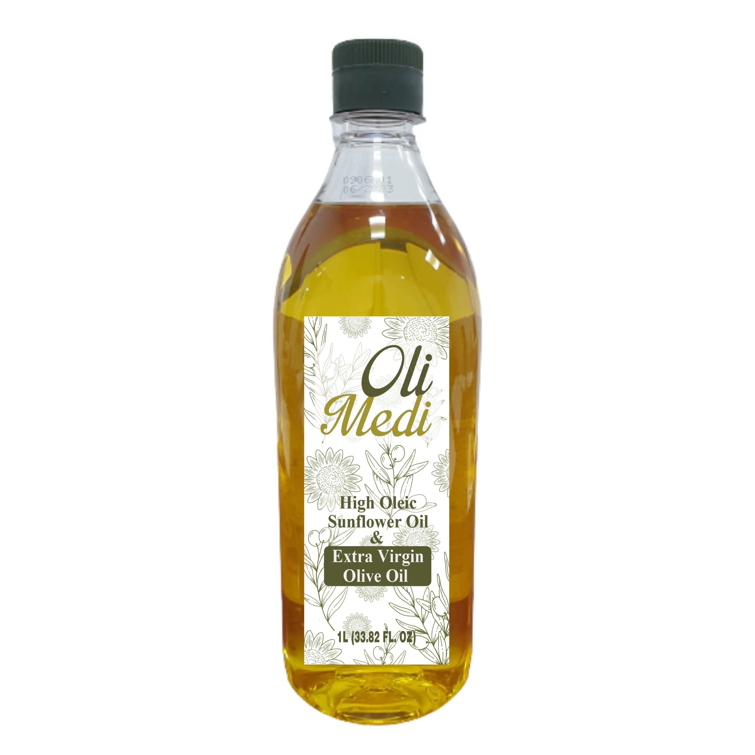 High Oleic Sunflower Oil & Extra Virgin Olive Oil Blend Olimedi 1 l PET Bertolli Bottle for retail, Sunflower Oil Blend