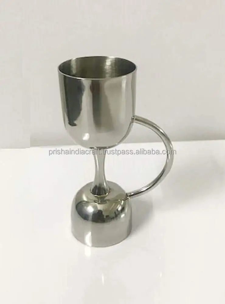 Premium Peg Measurer jigger shot 30 and 60 ml Cocktail Jigger Shot Glass Drink Measuring Bar Tool Double Side Jigger with Handle