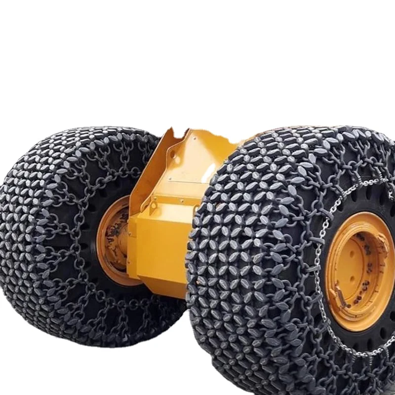 Komatsu WA500-8 wheel loaders tyre protection chain 23.5R25 tire protective chain