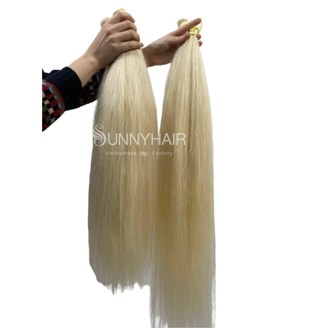
Wholesale Price Bulk Hair Blond Colour Hair Extension Cambodian Remy Hair 100% Unprocessed Vietnam Supplier 
