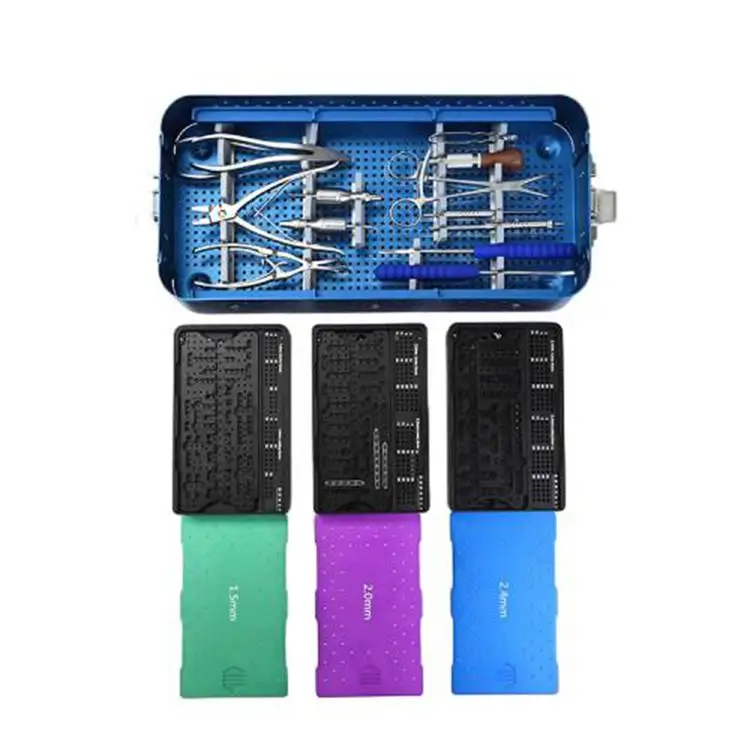 Well Trust Large Small Fragment Bone Surgery Mini Surgical Upper Limb Fragment Trauma Plate Orthopedic Instrument Set