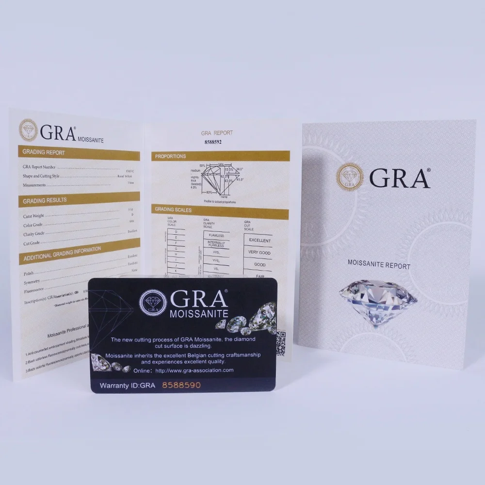 Wholesale GRA Moissanite Jewelry 925 Sterling Silver Stackable Wedding Engagement Halo Ring Set For Women Destiny Jewellery