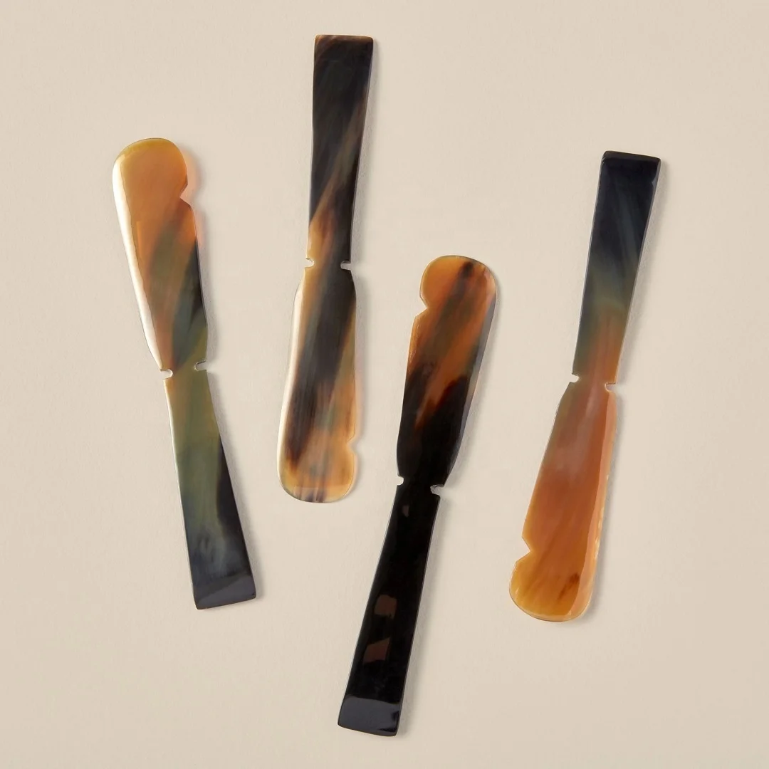 Ложка-рожок для масла декоративные столовые приборы натуральный стильный античный дизайн нож гостиничного ресторана кухонных товаров