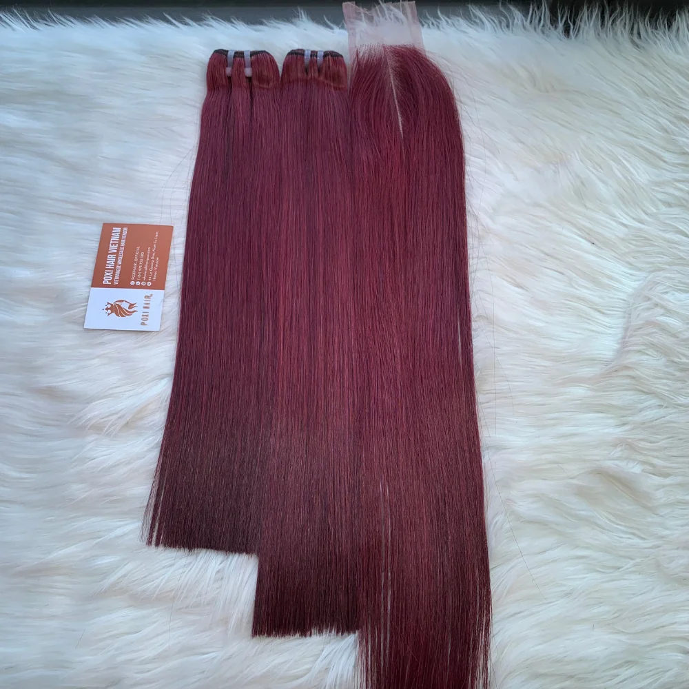 Best Quality 12A Grade Bone Straight Customized Color Human Hair Extensions Full Thickness Bottom Wholesale Price Cabello Wig