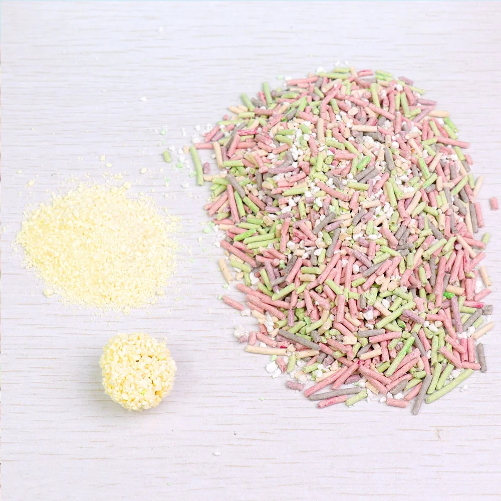 7L Premium Tofu Cassava Cat Litter Dust-Free Quickly Absorb Cat Odors Anti Bacterial Clumping Flushable Pure Cat Tofu Litter