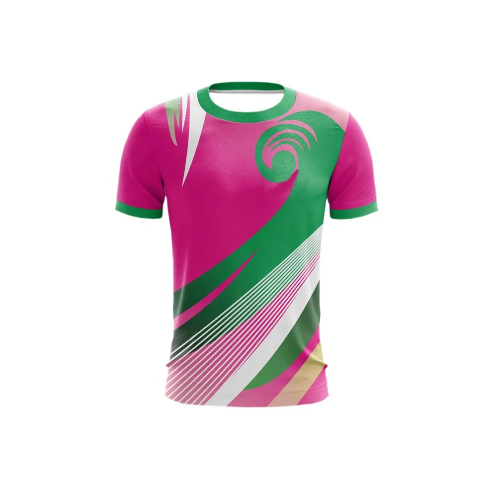 New Design High Quality Custom Sublimation Online Sport T-shirts For Team Uniforms Design Cricket Jersey
