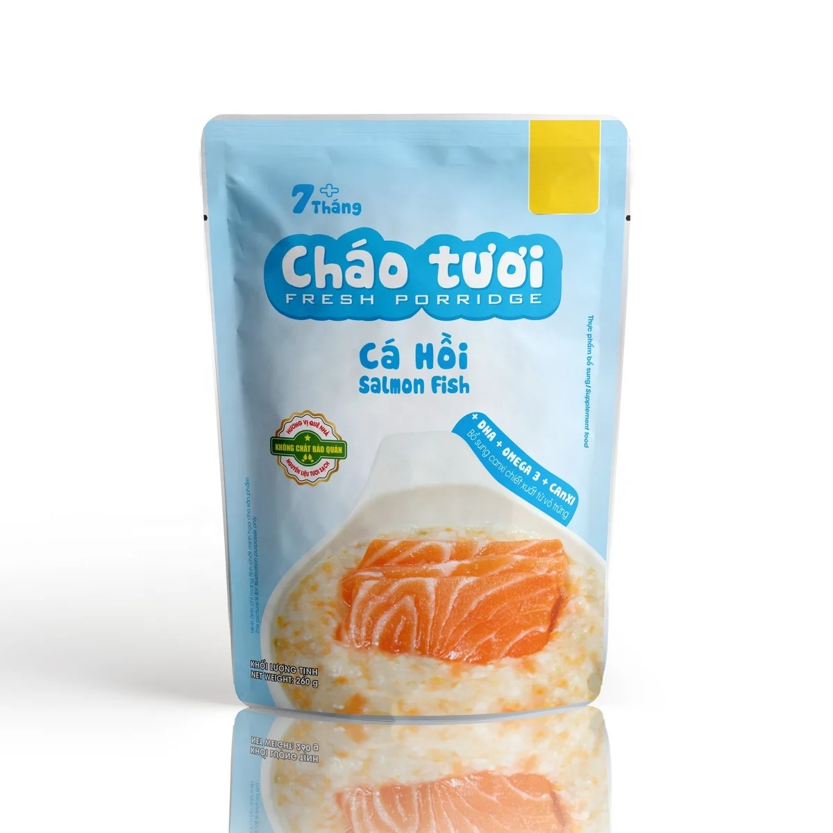 Оптовая продажа Вкусный Лосось и морские водоросли рисовая каша мгновенная из Вьетнама лучший поставщик свяжитесь с нами по лучшей