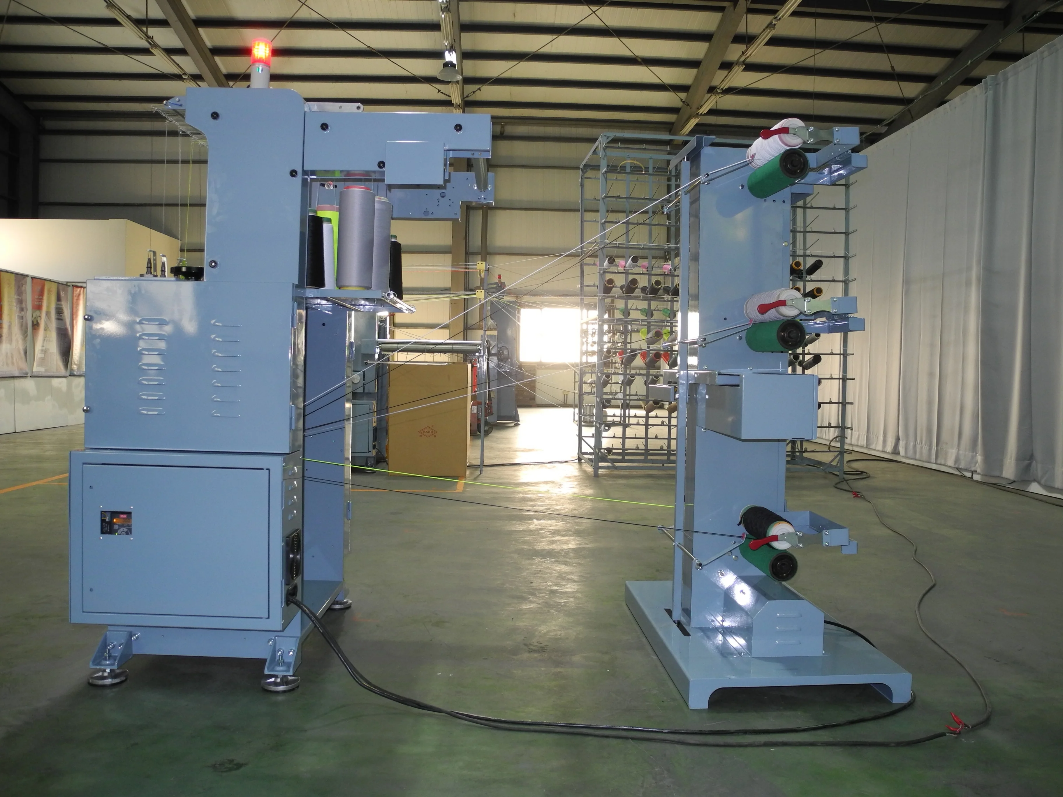 
DAHU circular knitting machine for shoe lace core knit cord 