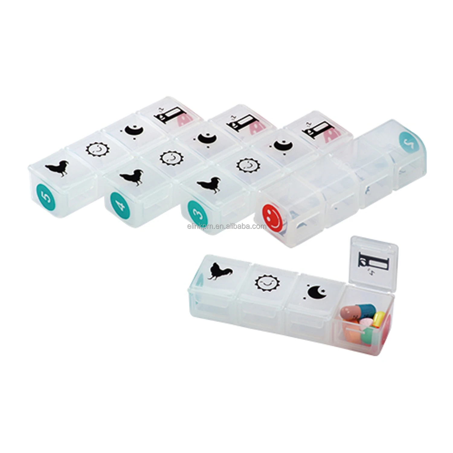 Прозрачный ящик-таблетка