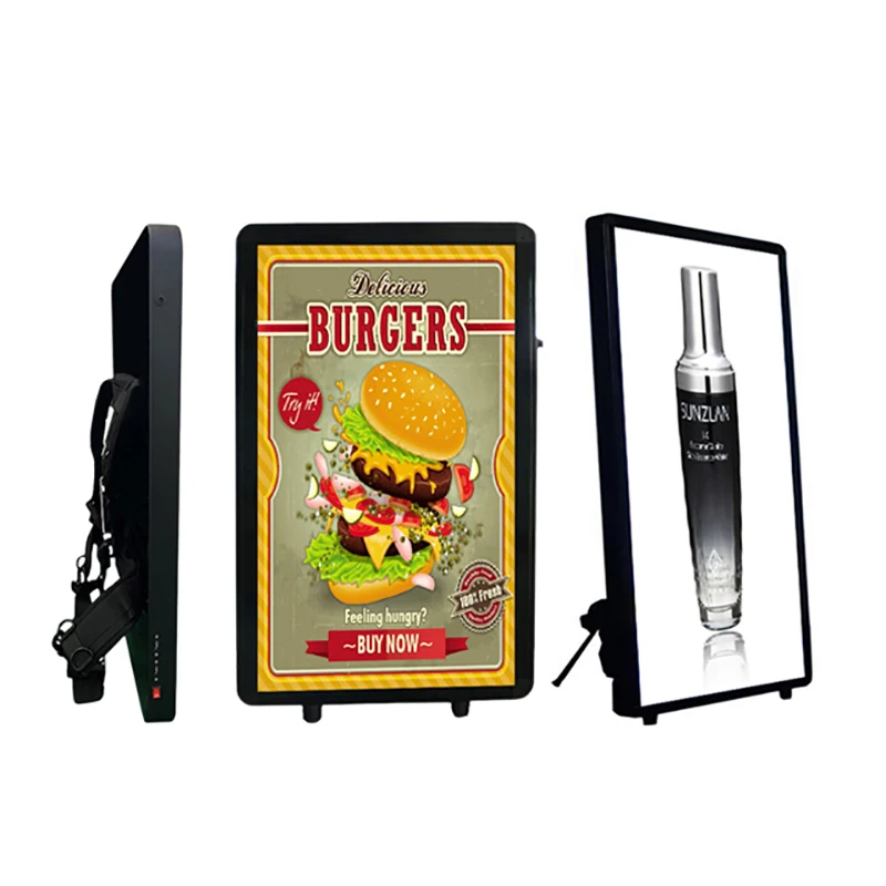 Mobile Advertising Backpack LCD Walking Human Billboard