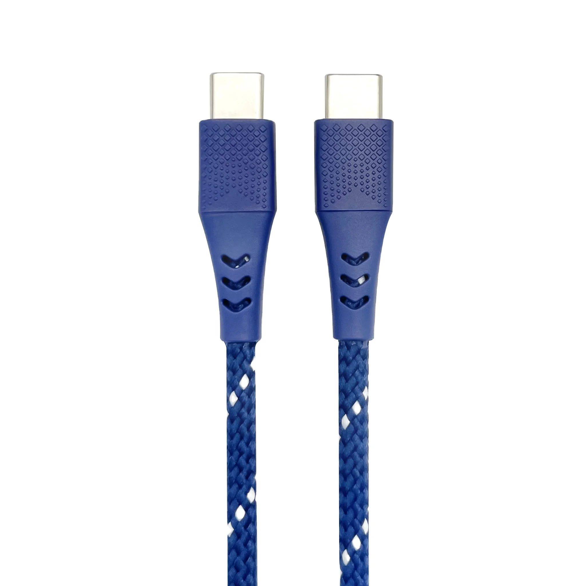 
 USB-C для USB-C 2,0 зарядный кабель 1 м белый Прочный Плетеный с снабжением жилищем PVC USB кабель  