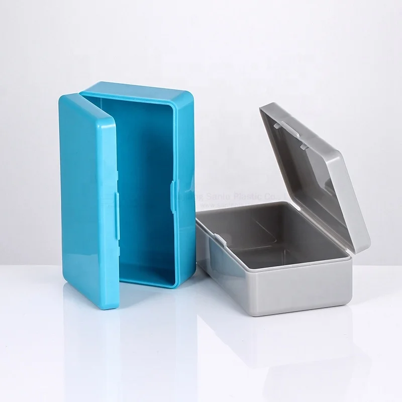 Factory Direct Plastic Packaging Box Small Hinged Plastic Box with Different Styles