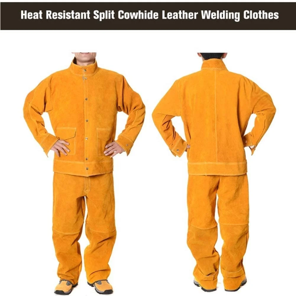 Сварочный костюм огнестойкая сварочная одежда штаны куртка для сварочной защиты