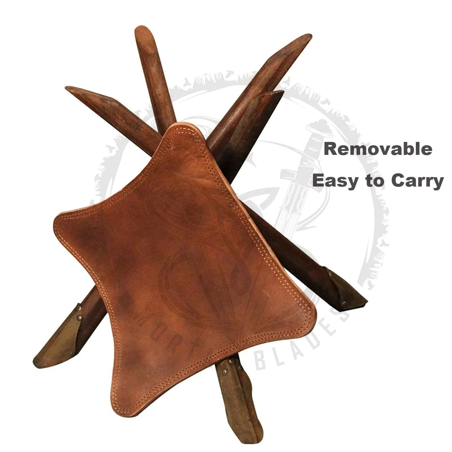 Folding Stool Fold Up Dual Use Fishing Chair Wood Seaside Garden Beach Chair for Camping Hiking Outdoor Furniture