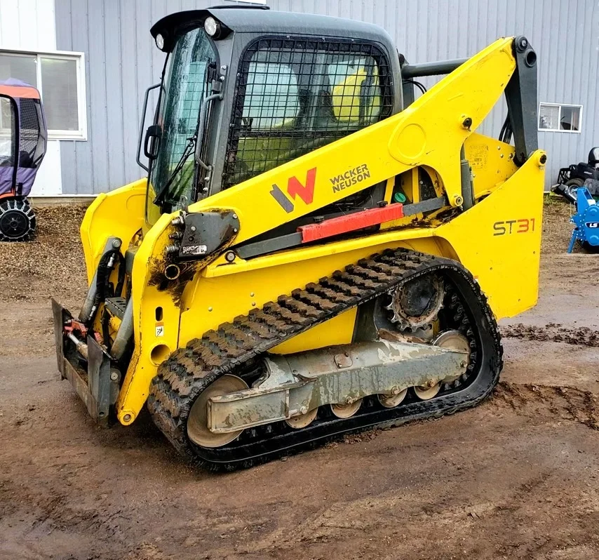 Used 2019 WACKER NEUSON ST31 Track Skid Steer 2 Speed, EH Joystick Controls, Power Quick Attach, 74 Hp Kohler Diesel Engine