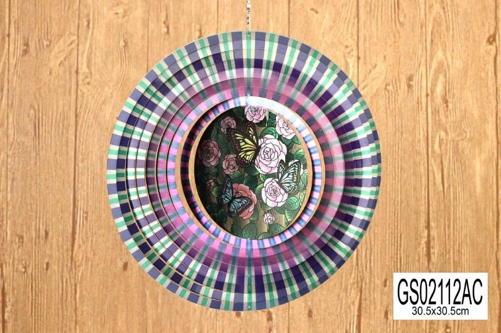 Вращающийся металлический 3d-спиннер «божья коровка» 12 дюймов