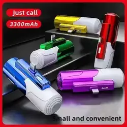 5000mah Mini Power Bank External Battery Portable Charger Backup Capsule Mini Power Bank for Iphone Android